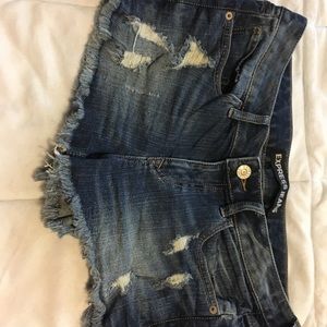 Express jean shorts